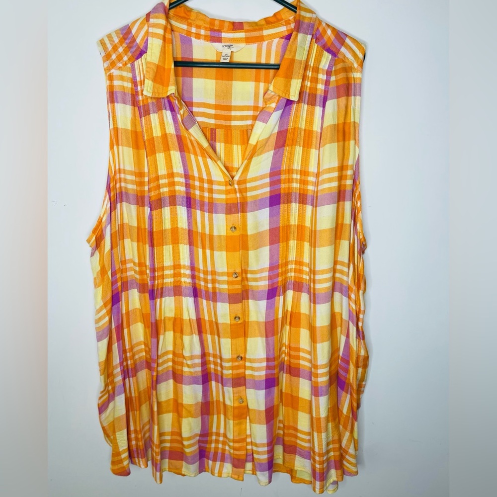NWOT TERRA SKY TANK BLOUSE SIZE 3X